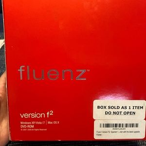 Never Opened DVD-ROM(!) of Fluenz Version f2, Spanish!